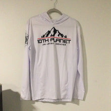 Load image into Gallery viewer, White Lightweight Mountain Hoodie