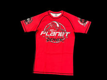 Load image into Gallery viewer, 10PD Alien Rash Guard Short Sleeve RED