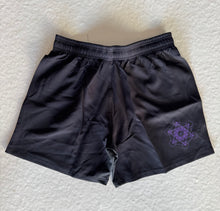 Load image into Gallery viewer, Purple Script Shorts