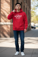 Load image into Gallery viewer, Red OG Circle Logo Heavyweight Hoodie