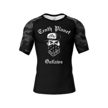 Load image into Gallery viewer, 10th Planet Outlaws Rash Guard (Short Sleeve)