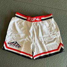 Load image into Gallery viewer, White LAX Fight Shorts
