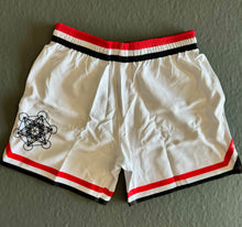 Load image into Gallery viewer, White LAX Fight Shorts
