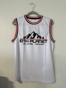 White 10th Planet Jersey