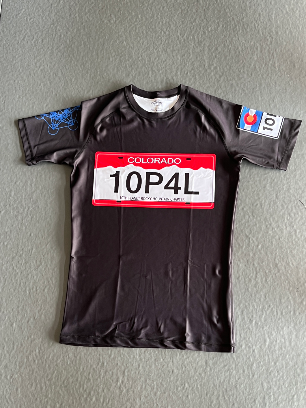 10P4L License Plate Rash Guard