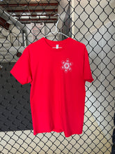 Load image into Gallery viewer, Red OG T-Shirt with White Cube
