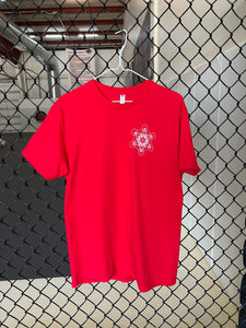 Red OG T-Shirt with White Cube